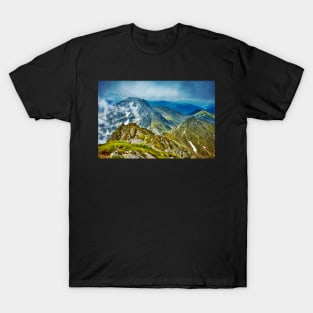 Fagaras mountain range in Romania T-Shirt